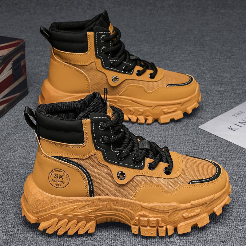 Breathable High-top Vintage British-style Work Boots